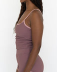 Breeze Top | Ribbed Scoop Neck Tankini Top