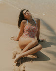 Modest Halter neck styled one piece swimsuit