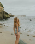 Cute Full Coverage One Piece Swimsuit for Teens