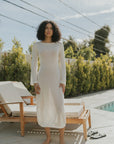 Long Sleeve Poolside Coverup Swim Dress
