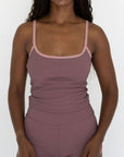 Breeze Top | Ribbed Scoop Neck Tankini Top