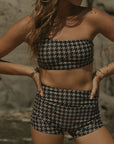Full Coverage High Waisted Bikini with Shorts