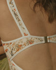 Modest One Piece Swimsuit with Open Back