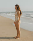 Cute Modest Neutral One Piece Swimsuit
