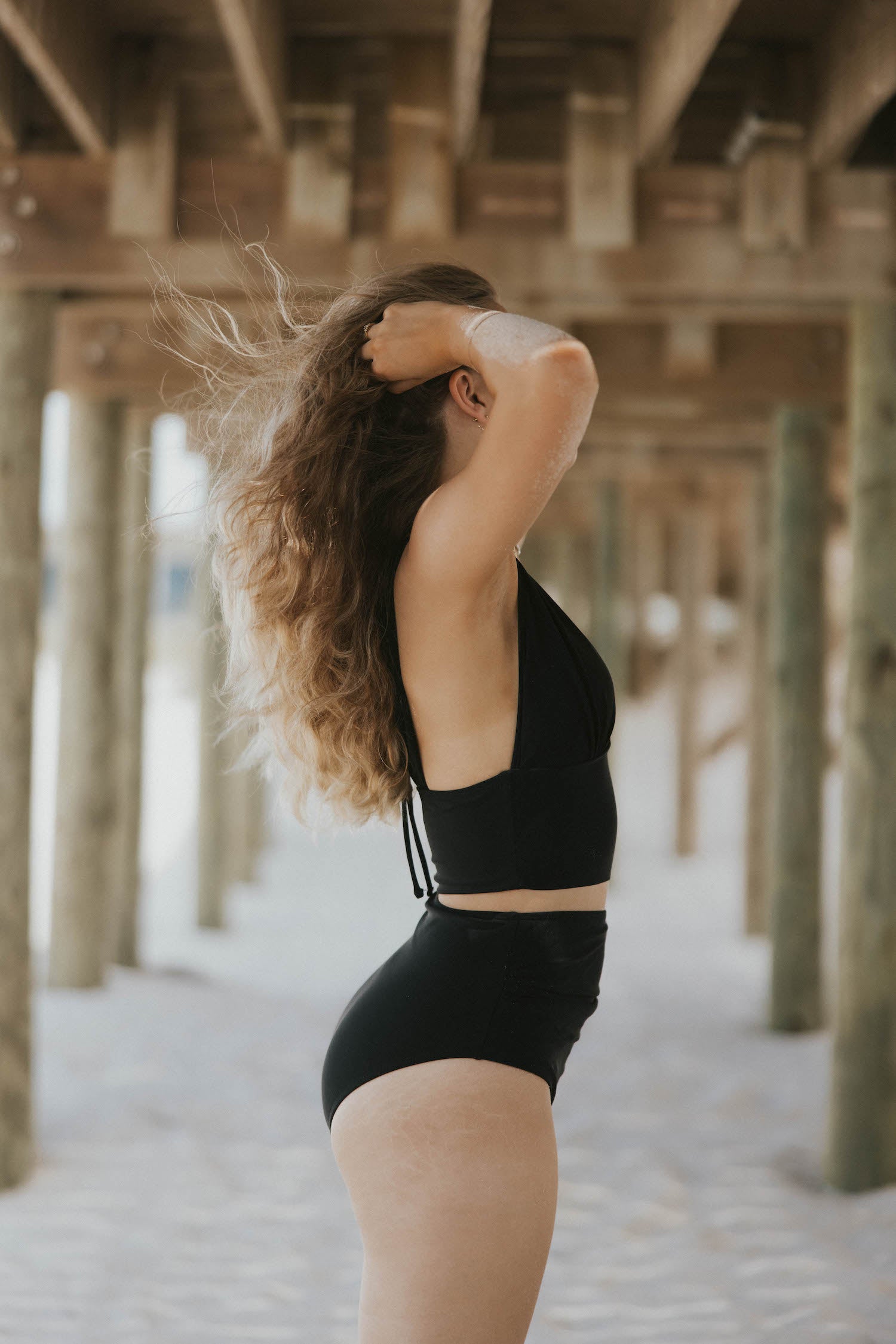sexy black bikini bottoms good booty coverage