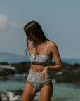 Cute Floral Full Coverage Tummy Control Bikini