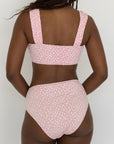 Peony Bikini Top |  Floral Sweetheart Neck Bikini Top