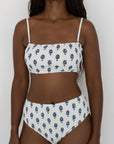 Porto Bikini Top | Bandeau Bikini Top with Removable Straps