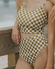 higher leg cut swimsuit bikini bottoms modest women's swimwear