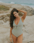 Nursing Friendly Cute Trendy One Piece Swimsuit